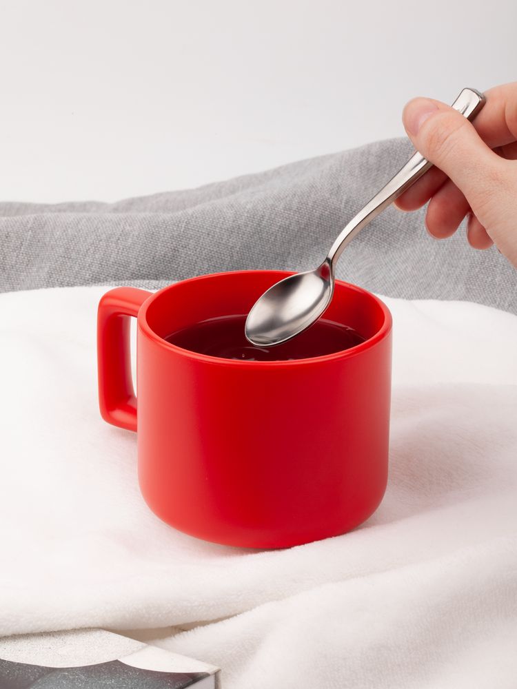 Чашка Jumbo в коробке матовая, красная / Миниатюра имиджевого (1000)