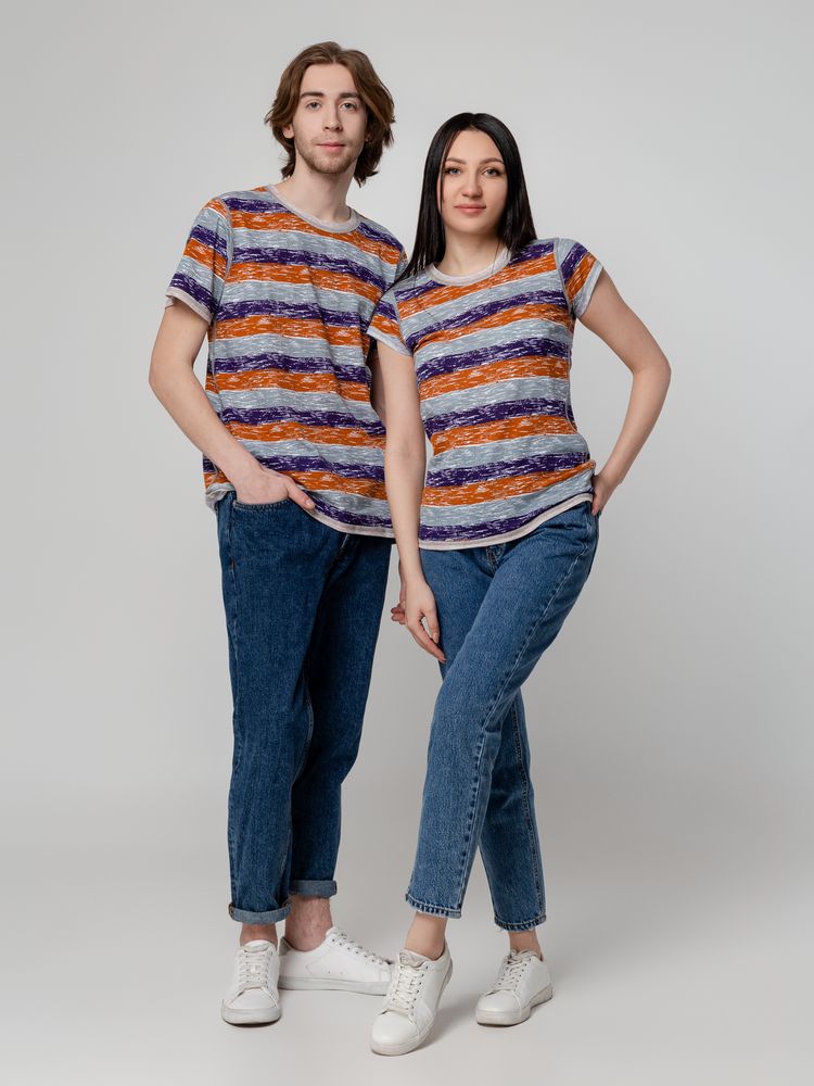 Футболка женская Rayet Lady двусторонняя, оранжевая с фиолетовым / Миниатюра WWW (1000)