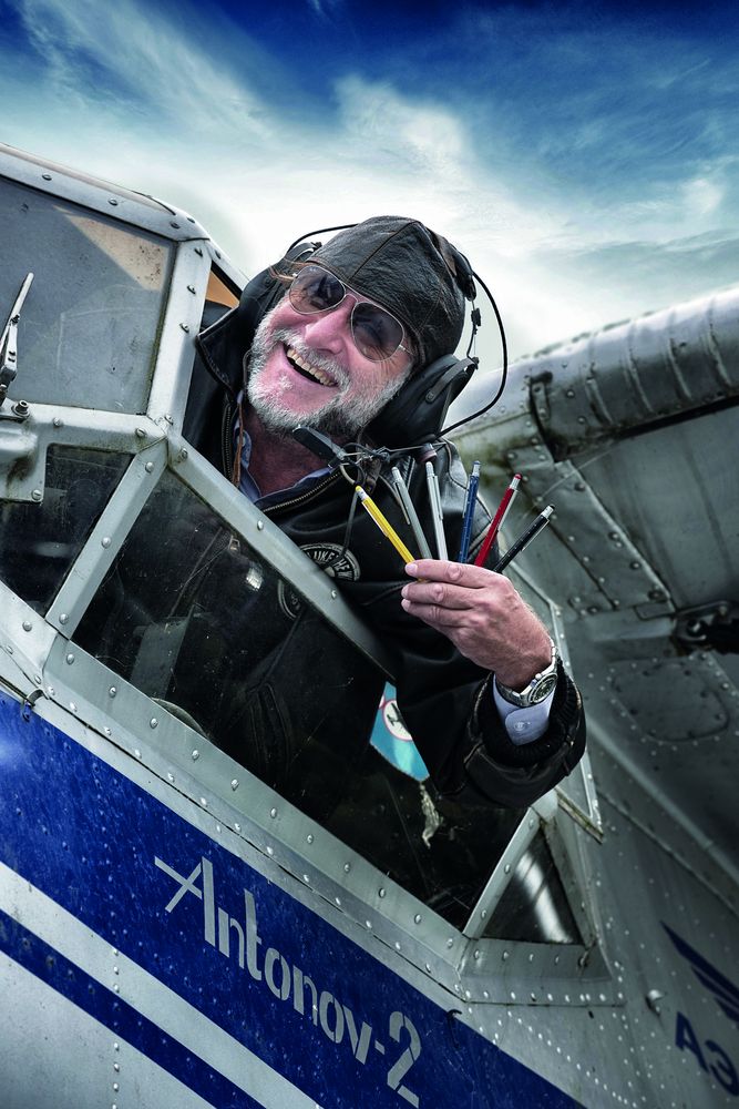 Ручка шариковая Construction, мультиинструмент, черная / Миниатюра WWW (1000)