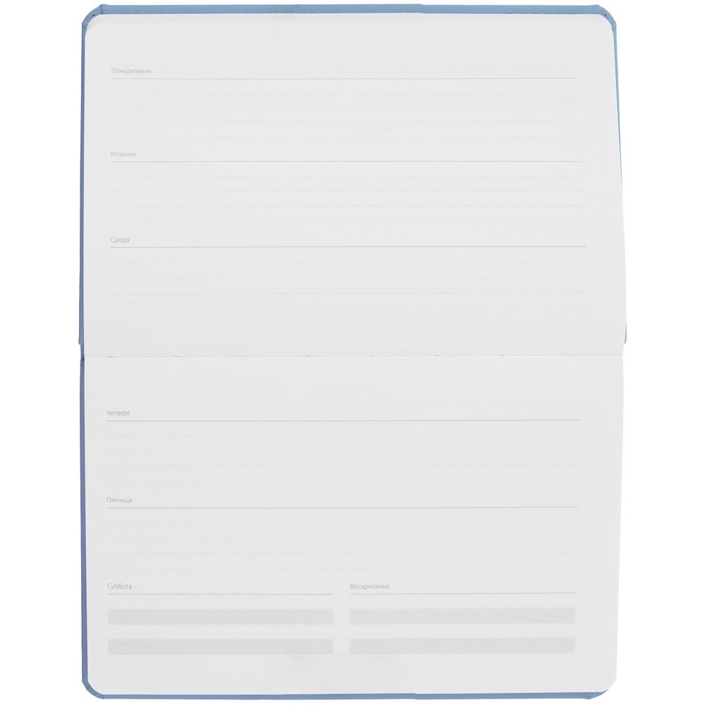 Еженедельник Urban, недатированный, голубой / Миниатюра WWW (1000)