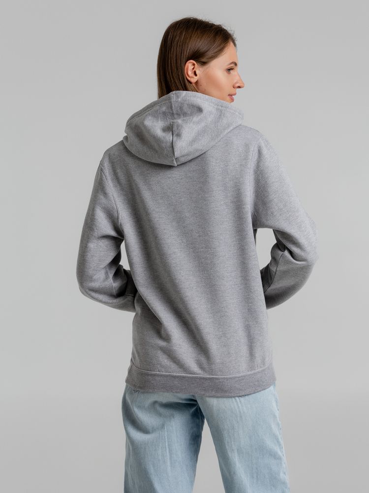 Толстовка с капюшоном Snake II серый меланж / Миниатюра WWW (1000)