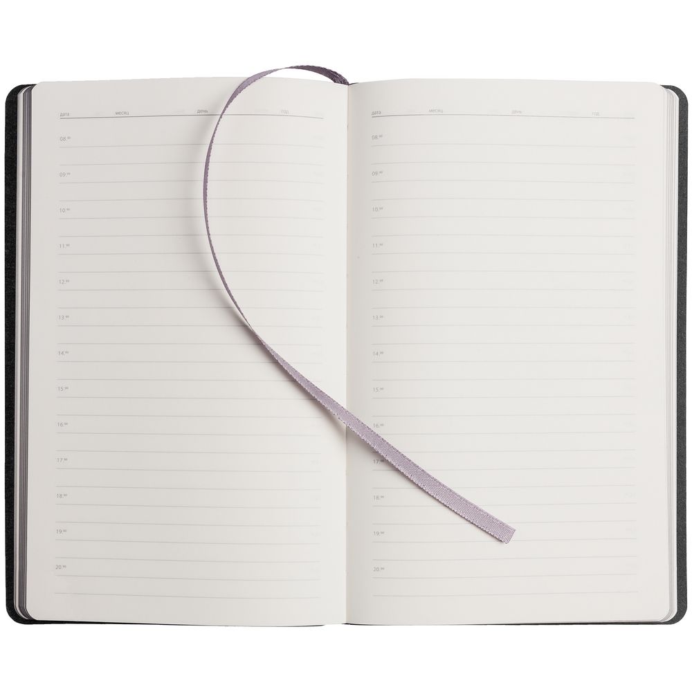 Ежедневник Your Day, недатированный, серебристый / Миниатюра WWW (1000)