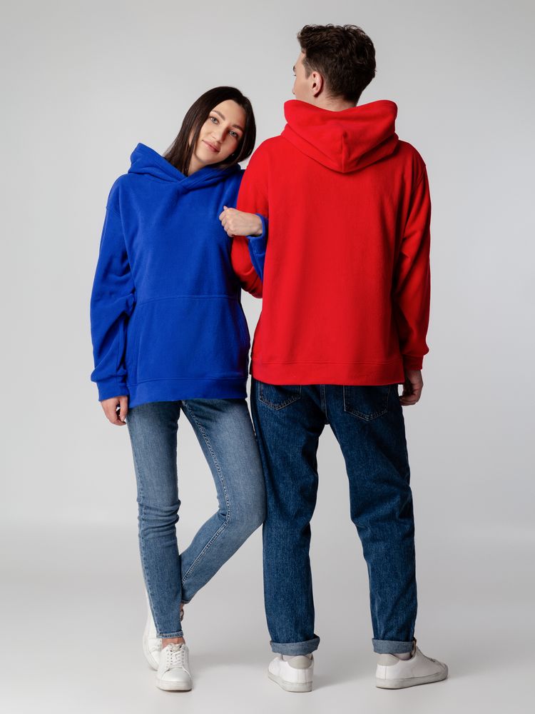 Худи флисовое унисекс Manakin, ярко-синее / Миниатюра WWW (1000)