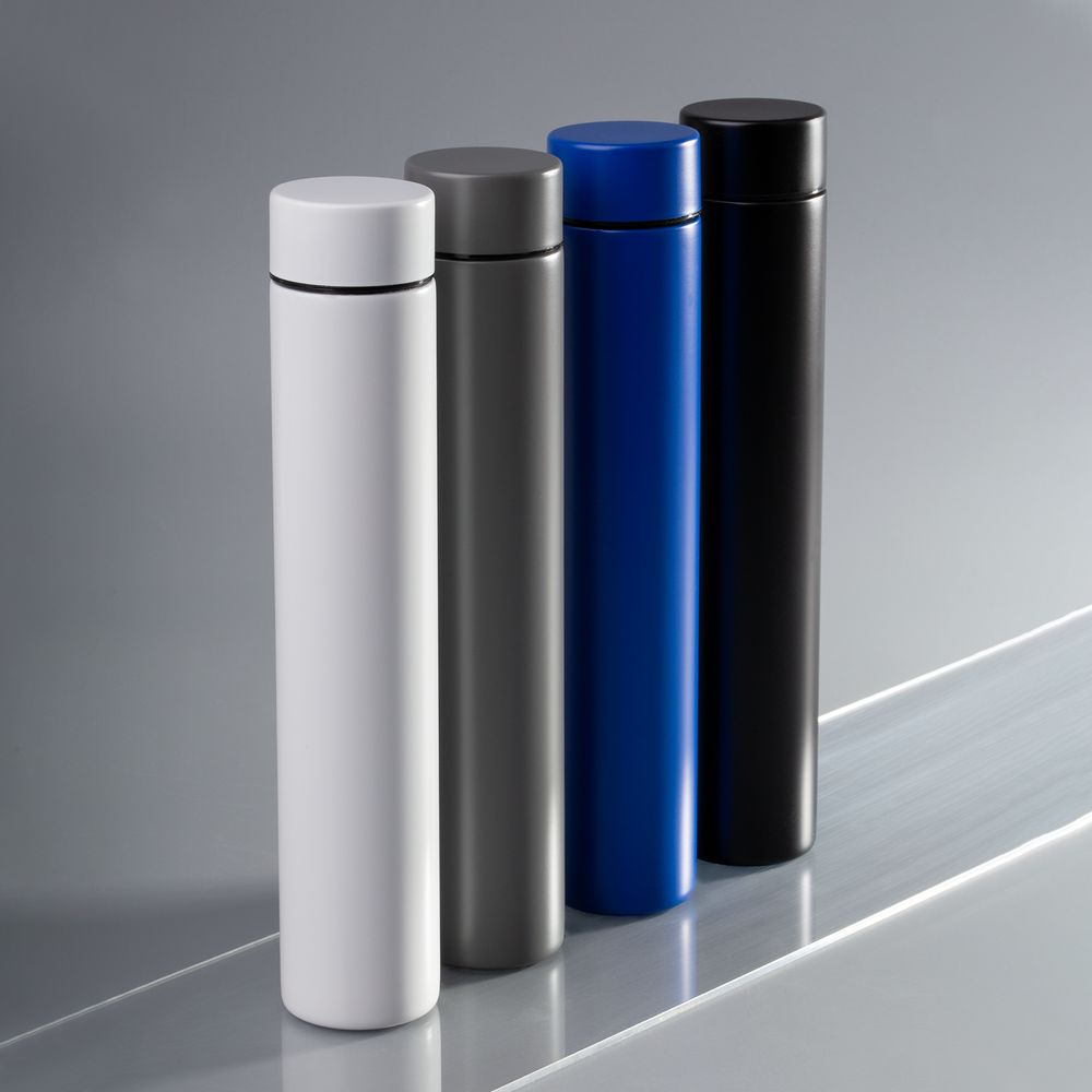 Термобутылка Metropolis, белая / Миниатюра WWW (1000)