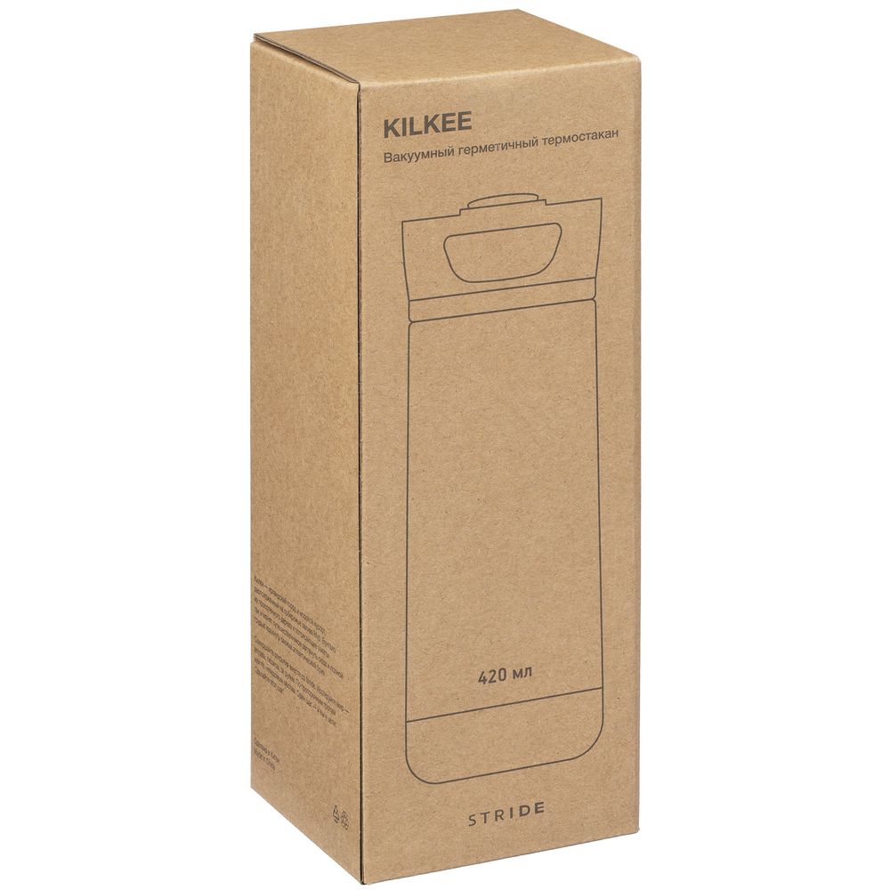 Термостакан Kilkee, серый / Миниатюра (упак) (1000)