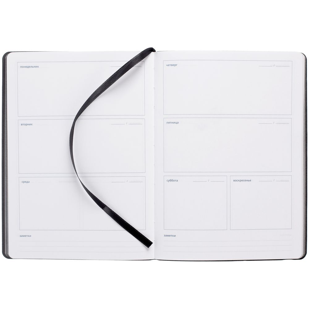 Еженедельник Cheery, недатированный, темно-синий / Миниатюра WWW (1000)