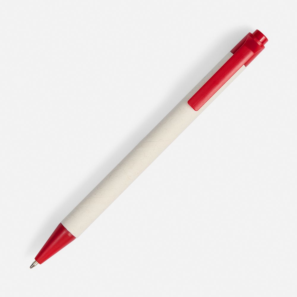 Ручка шариковая MilkMake, красная / Миниатюра WWW (1000)