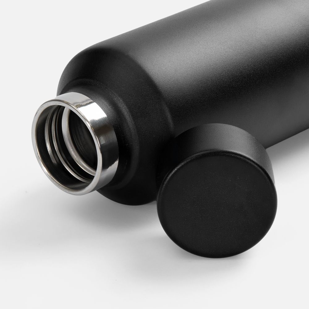 Термобутылка Tampa, черная / Миниатюра WWW (1000)