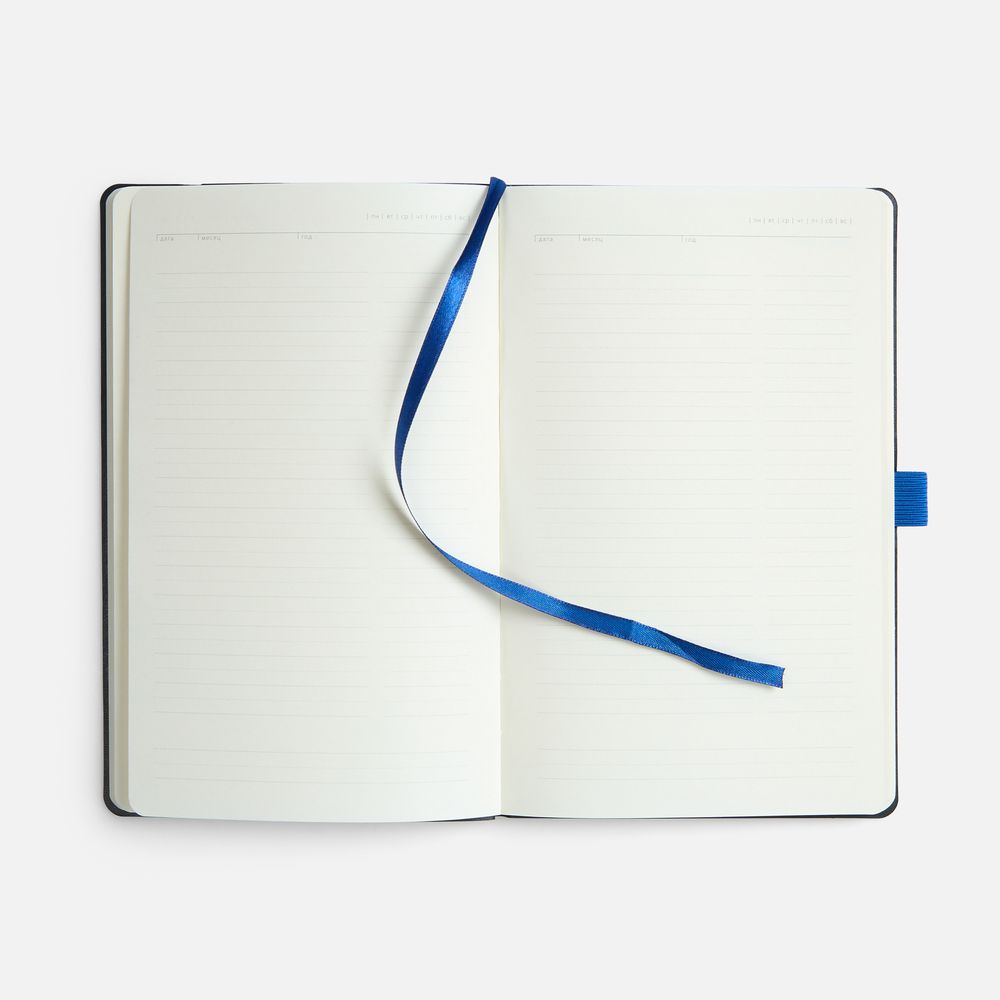 Ежедневник Lungo, недатированный, синий / Миниатюра WWW (1000)