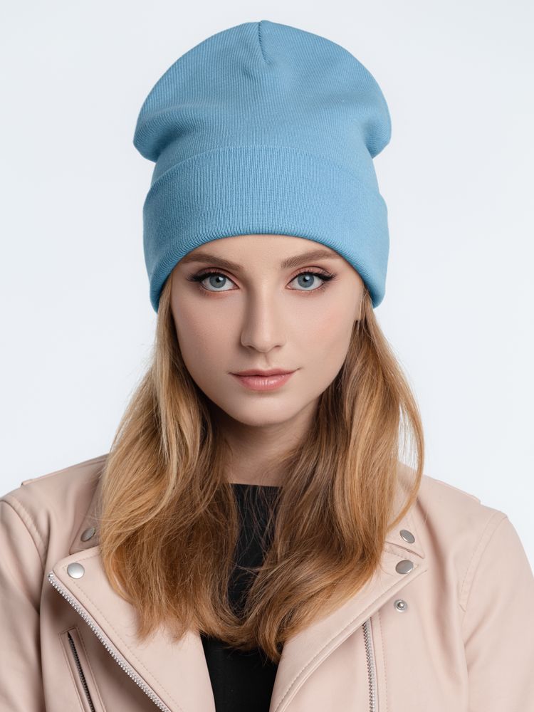 Шапка Real Talk, голубая / Миниатюра WWW (1000)