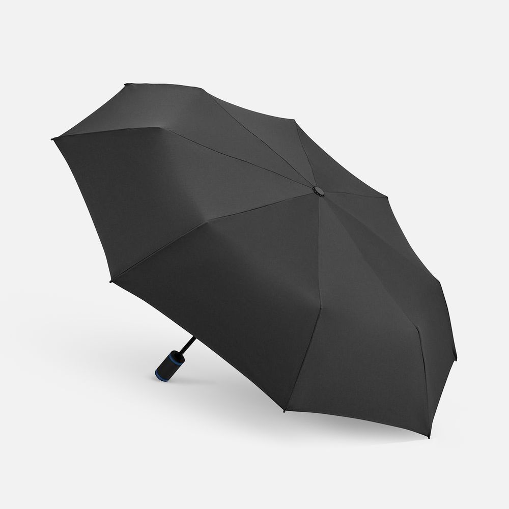 Зонт складной AOC Mini с цветными спицами, темно-синий / Миниатюра WWW (1000)