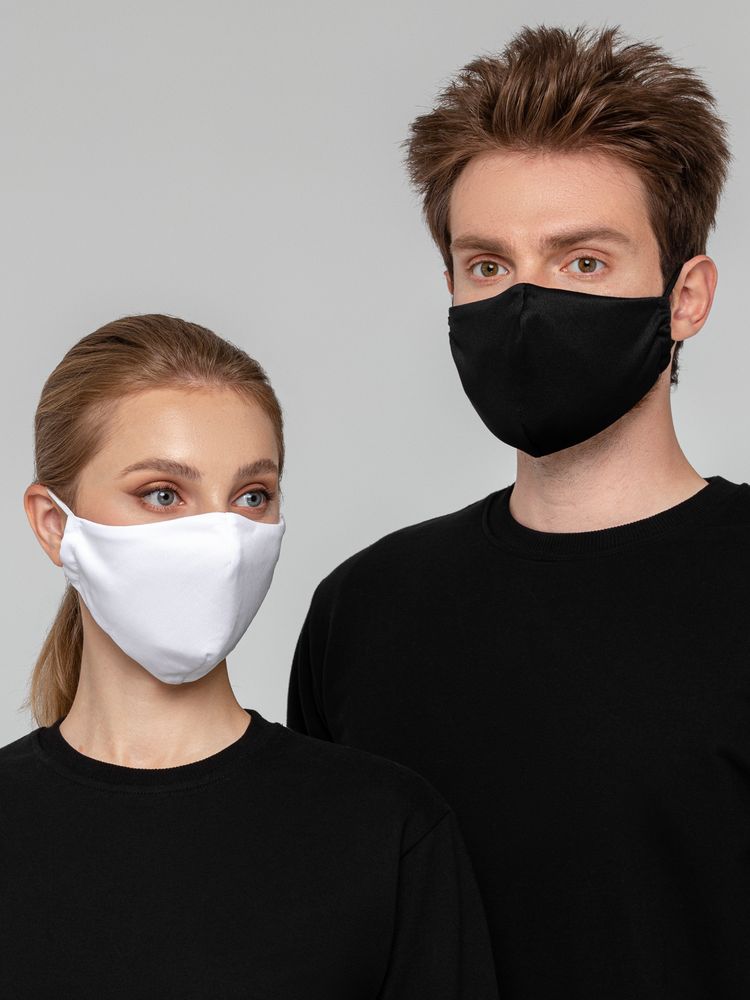 Маска для лица, черная / Миниатюра WWW (1000)