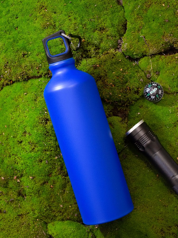 Бутылка для воды Al, синяя / Миниатюра WWW (1000)