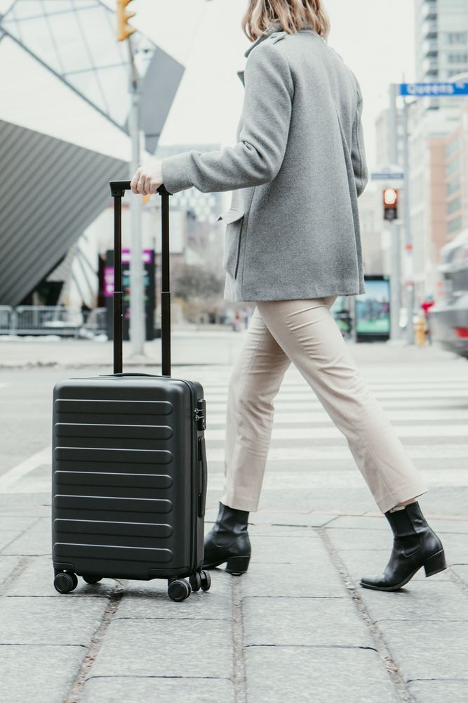 Чемодан Rhine Luggage, черный / Миниатюра WWW (1000)