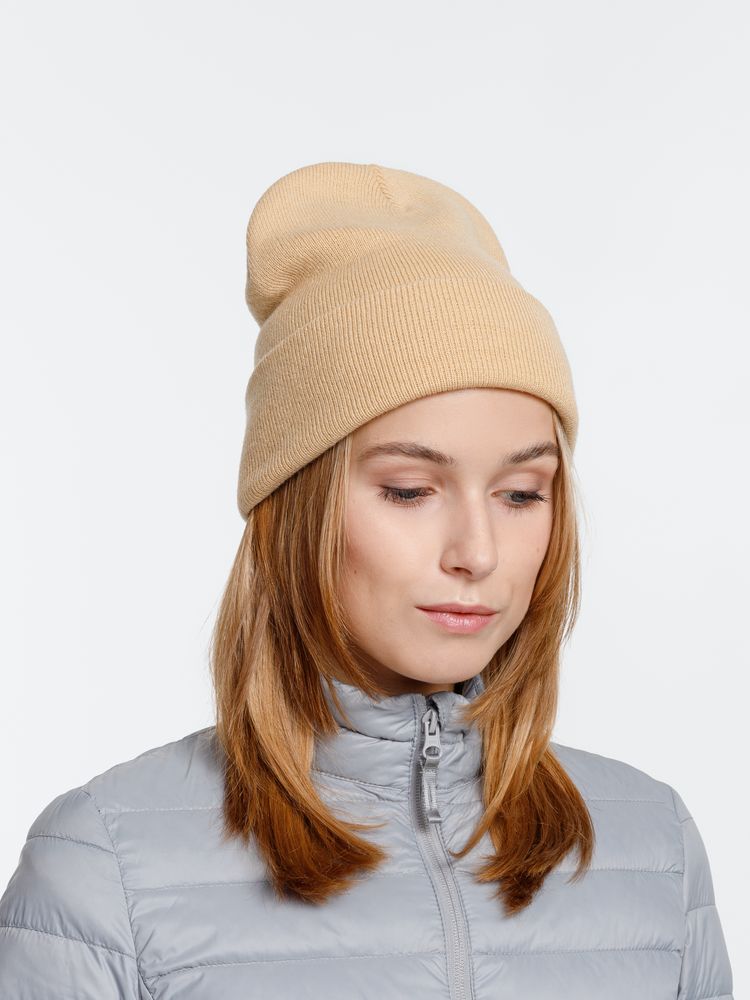 Шапка Urban Flow, бежевая / Миниатюра WWW (1000)