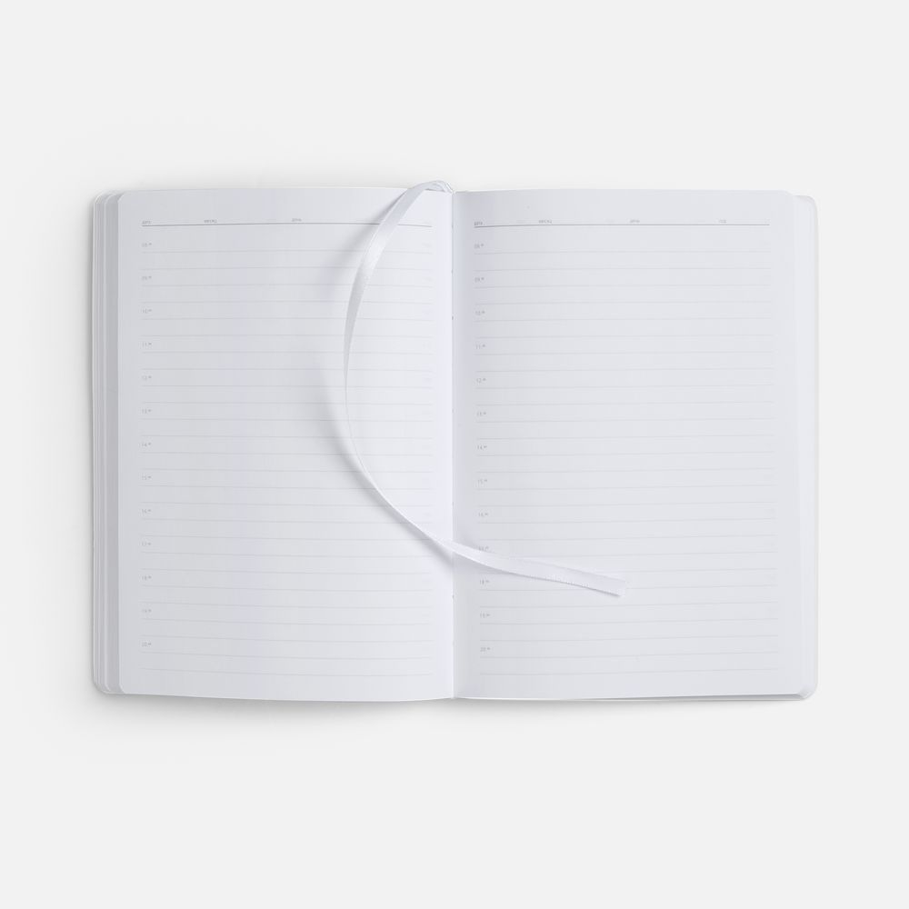 Ежедневник Tact, недатированный, белый / Миниатюра WWW (1000)