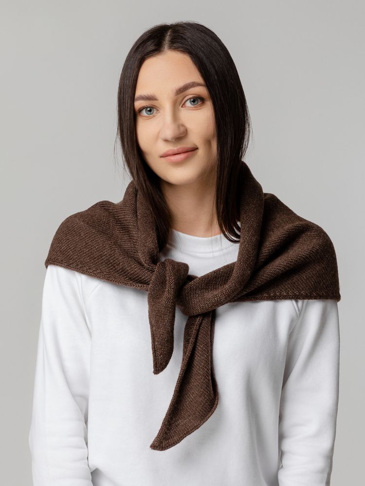 Косынка Dalia, темно-коричневая / Миниатюра WWW (1000)