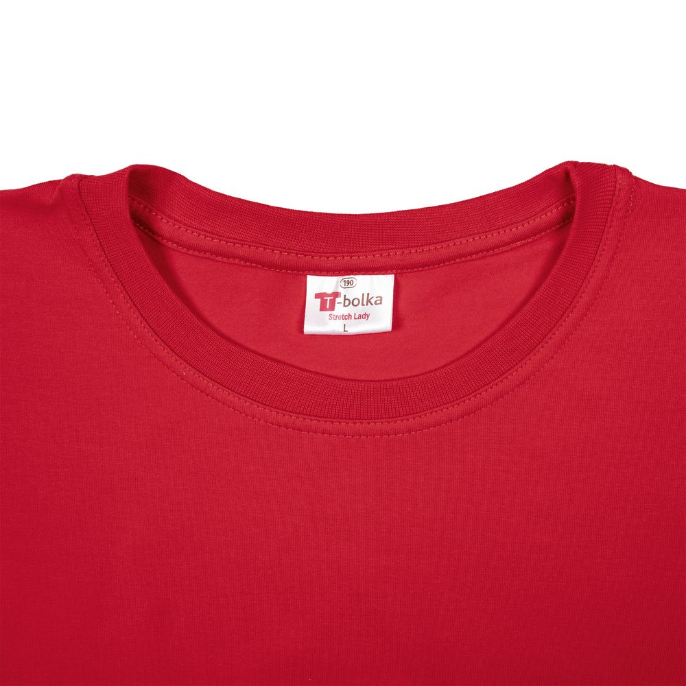 Футболка женская T-bolka Stretch Lady, темно-красная / Миниатюра WWW (1000)