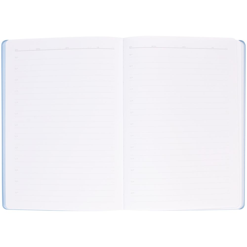 Ежедневник Flexpen Shall, недатированный, голубой / Миниатюра WWW (1000)