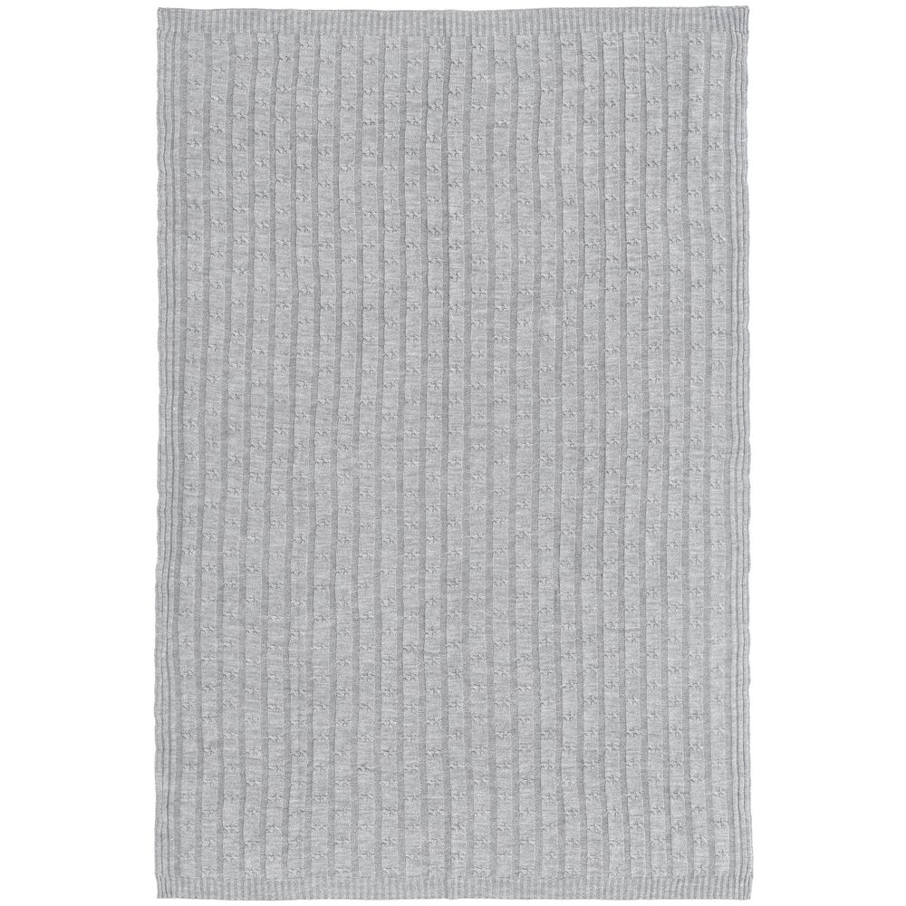 Плед Trenza, светло-серый / Миниатюра WWW (1000)