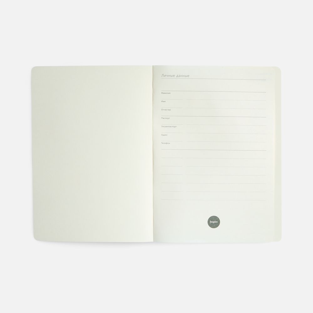 Ежедневник Vale New, недатированный, черный / Миниатюра WWW (1000)