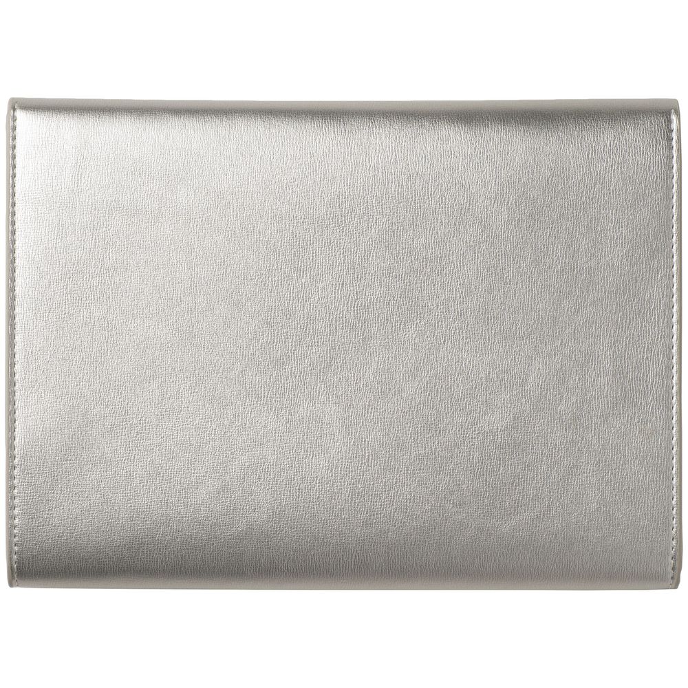 Папка Elegance с блокнотом А5, серебристая / Миниатюра WWW (1000)