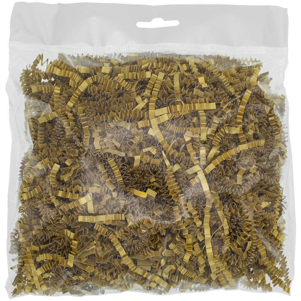 Бумажный наполнитель «Блеск», золотистый / Миниатюра WWW (1000)