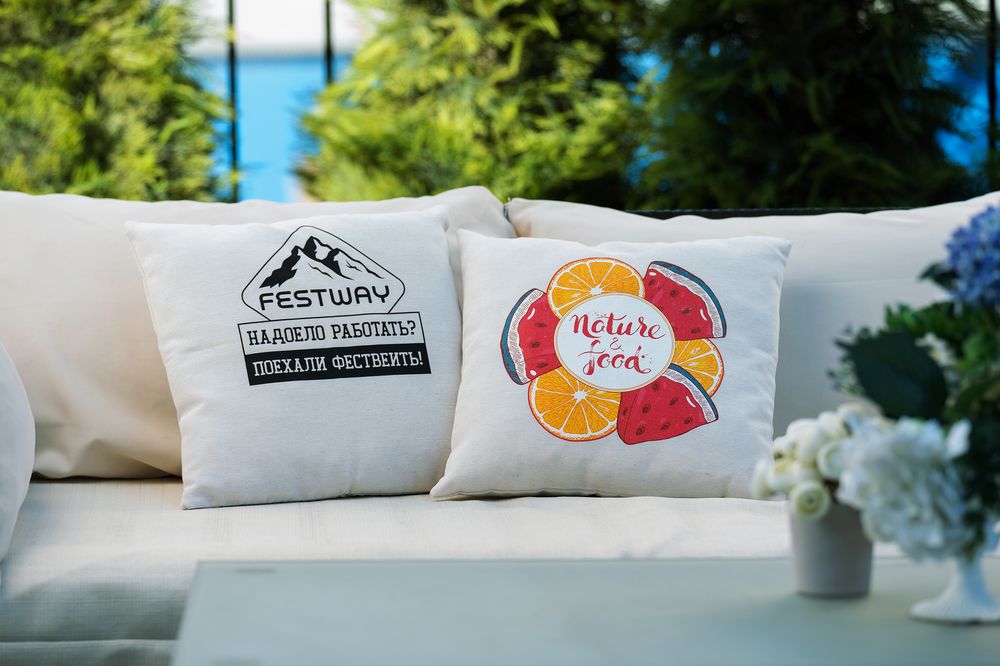 Подушка Holland, неокрашенная / Миниатюра WWW (1000)