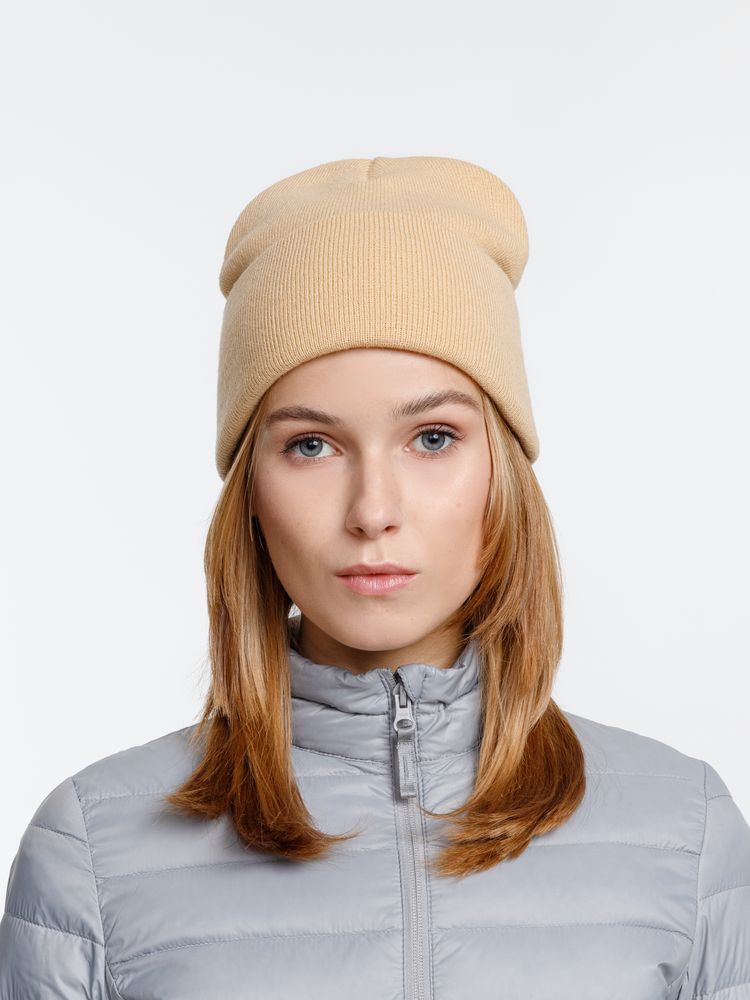 Шапка Urban Flow, бежевая / Миниатюра WWW (1000)