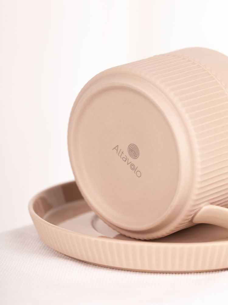 Чайная пара Pastello Moderno, бежевая / Миниатюра WWW (1000)