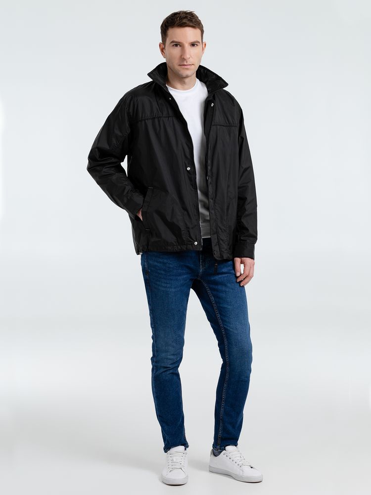 Ветровка мужская Mistral 210, черная / Миниатюра WWW (1000)