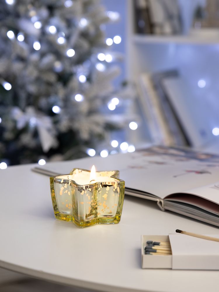 Свеча Wishlight, золотистая / Миниатюра WWW (1000)