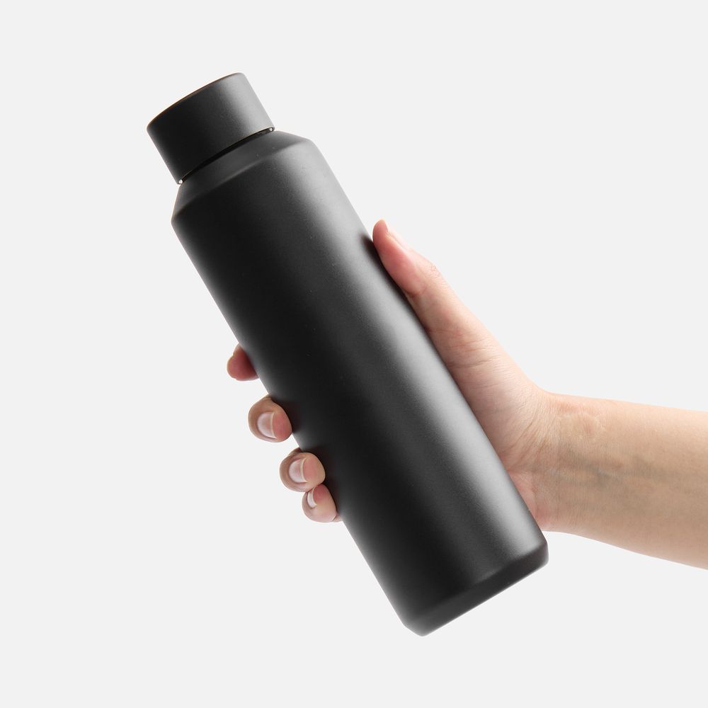 Термобутылка Tampa, черная / Миниатюра WWW (1000)