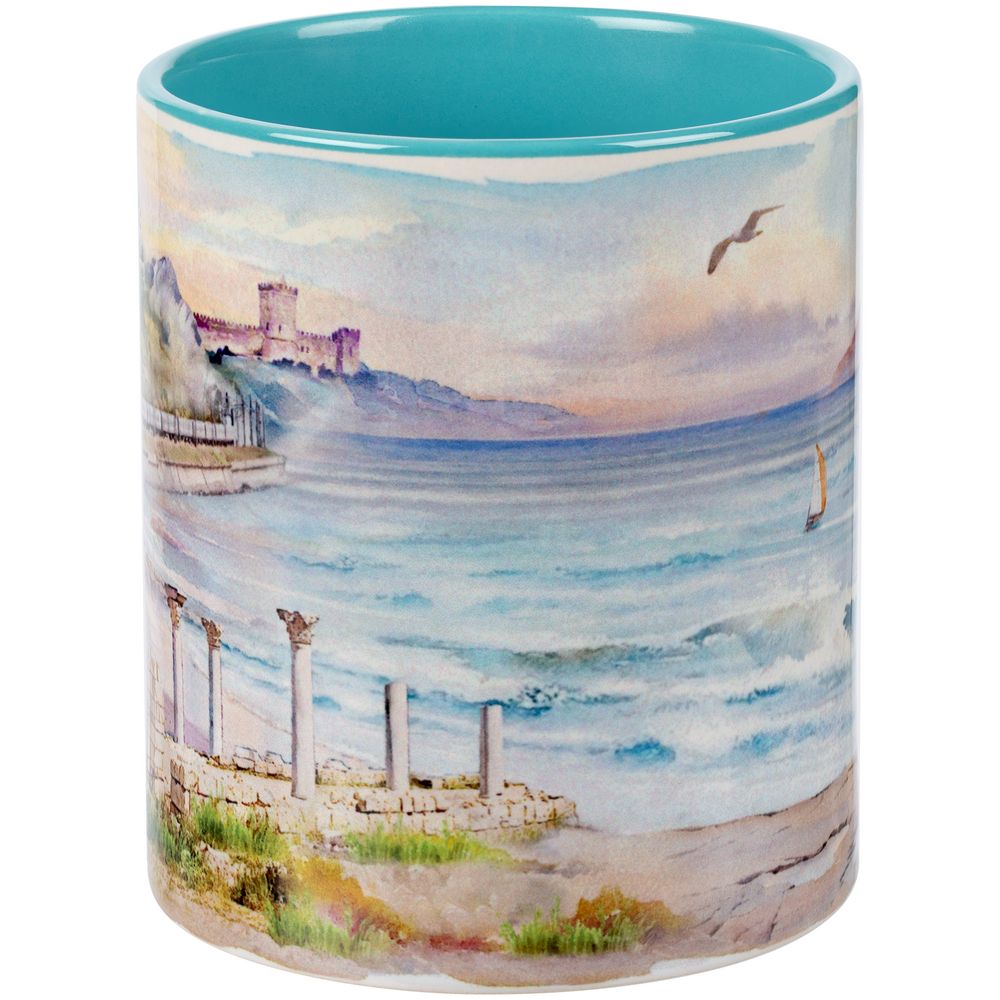 Кружка Promo Plus для сублимационной печати, бирюзовая / Миниатюра WWW (1000)