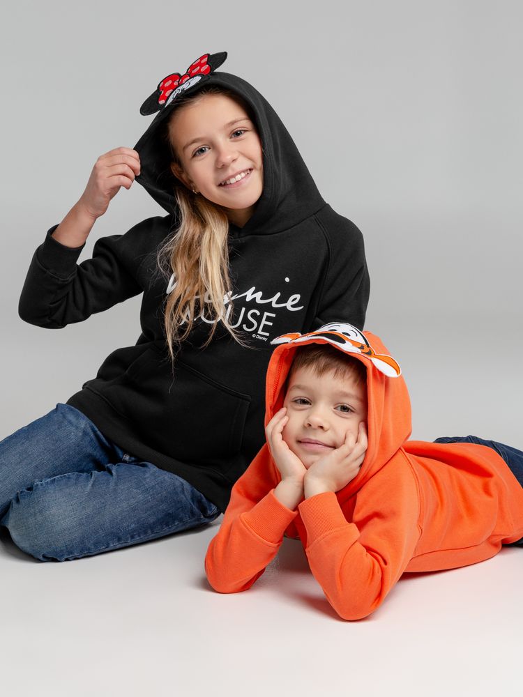 Худи детское Minnie In My Head, черное / Миниатюра WWW (1000)