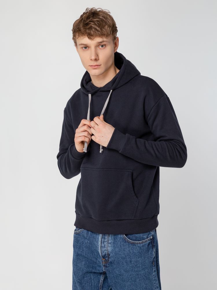 Толстовка с капюшоном Unit Kirenga Heavy, темно-синяя / Миниатюра WWW (1000)