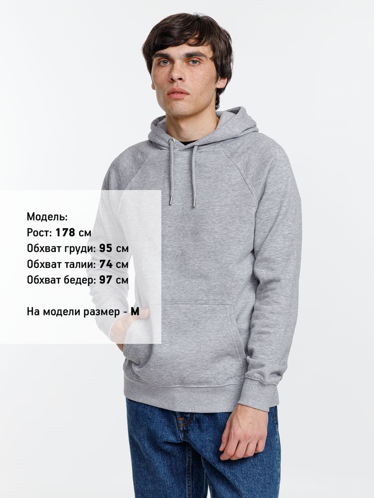 Толстовка унисекс Stellar, серый меланж / Миниатюра WWW (1000)