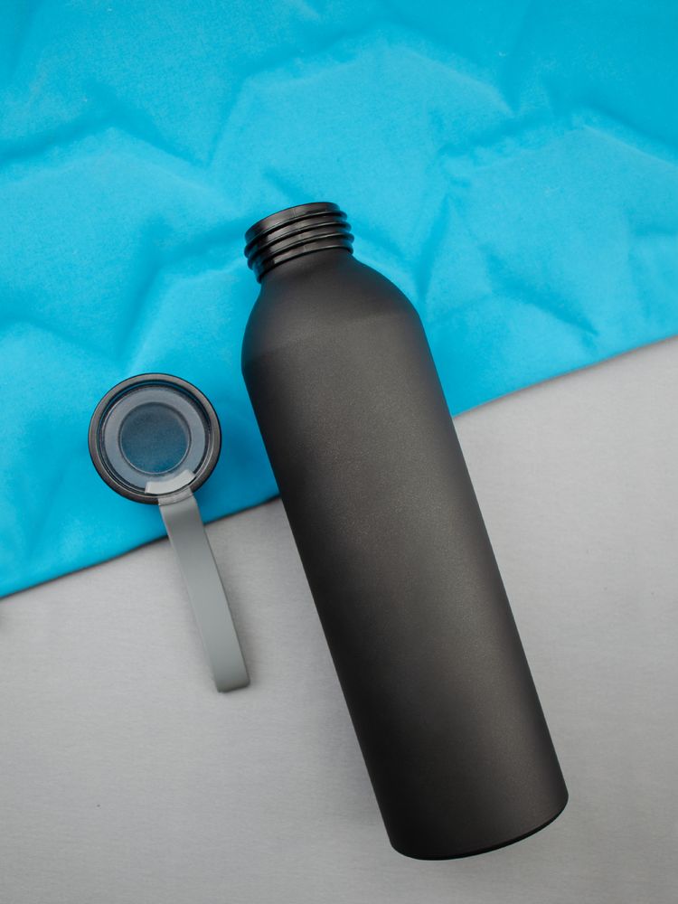 Спортивная бутылка для воды Rio, черная / Миниатюра WWW (1000)