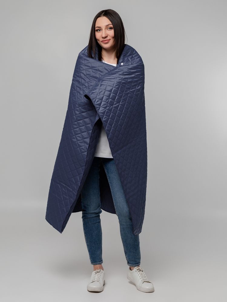 Плед-пончо для пикника SnapCoat, синий / Миниатюра WWW (1000)