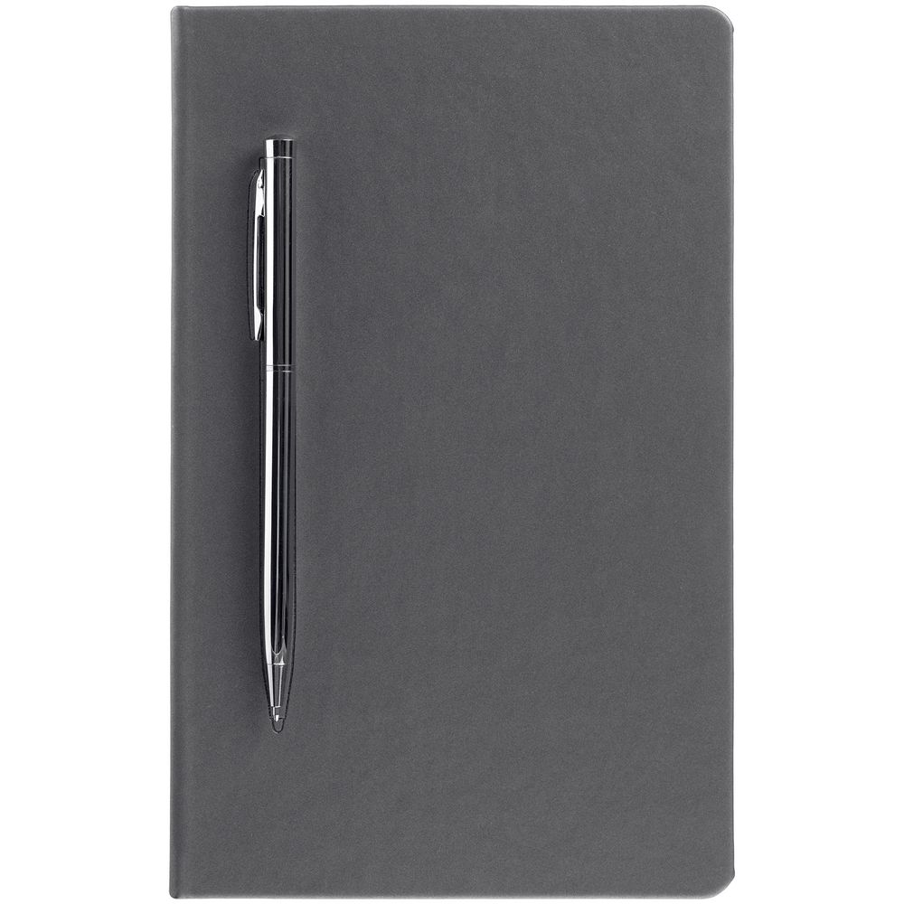 Ежедневник Magnet Shall, недатированный, серый / Миниатюра WWW (1000)