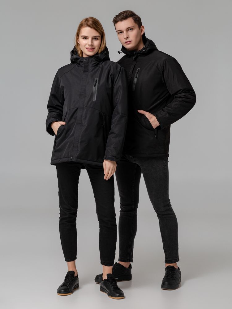 Куртка с подогревом Thermalli Pila, черная / Миниатюра WWW (1000)