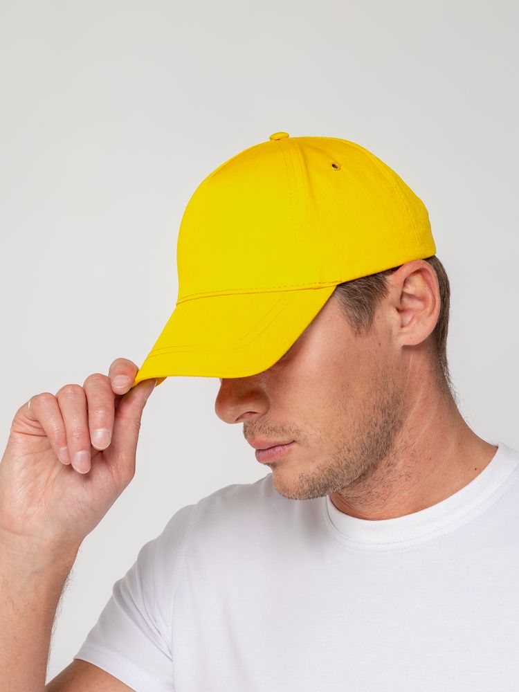 Бейсболка Convention, желтая / Миниатюра WWW (1000)