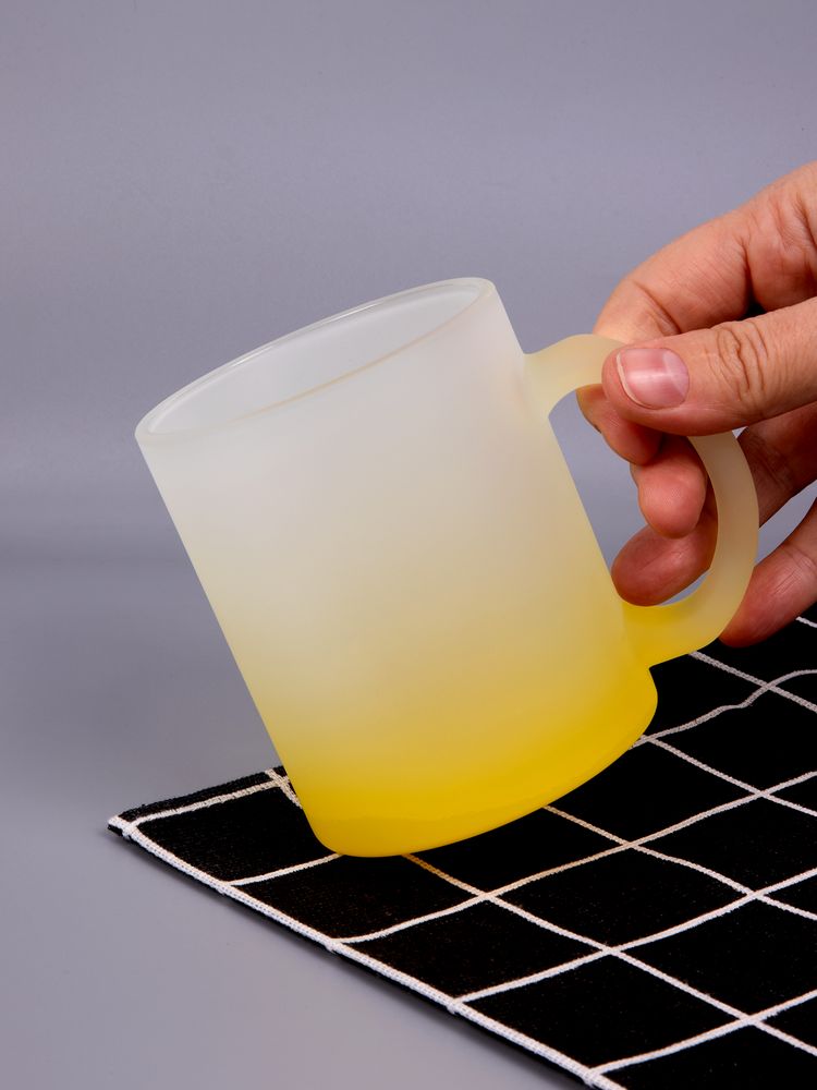 Кружка Grade Fade для сублимационной печати, матовая, желтая / Миниатюра WWW (1000)