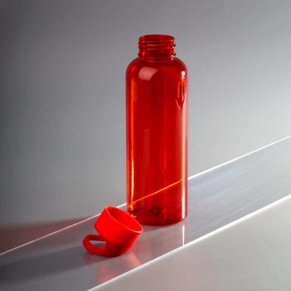 Бутылка для воды Plaske, красная / Миниатюра WWW (1000)