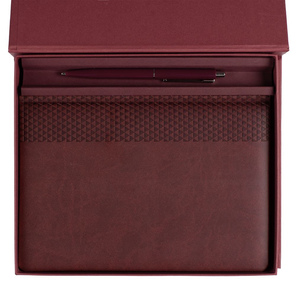 Набор Brand, бордовый / Миниатюра WWW (1000)