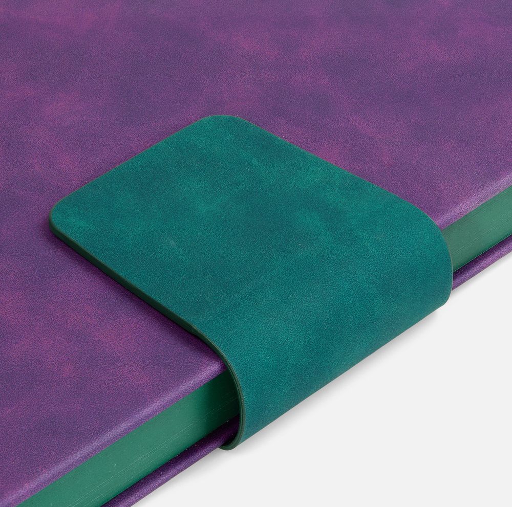 Ежедневник Grande Strap на заказ, датированный, фиолетовый / Миниатюра WWW (1000)