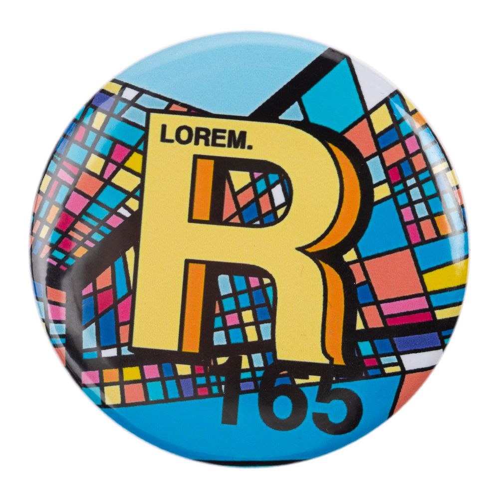 Значок закатной Pinback на заказ, L / Миниатюра WWW (1000)