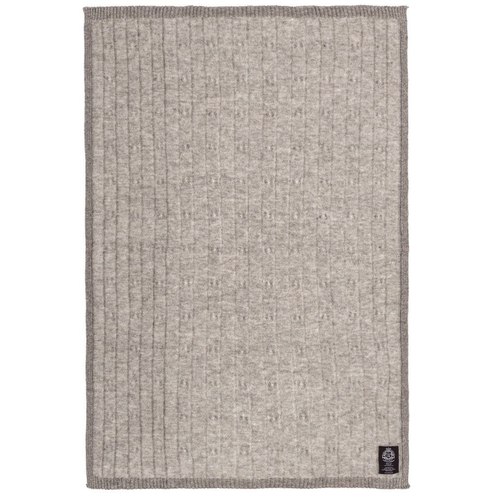 Плед Grasse, бежево-серый / Миниатюра WWW (1000)