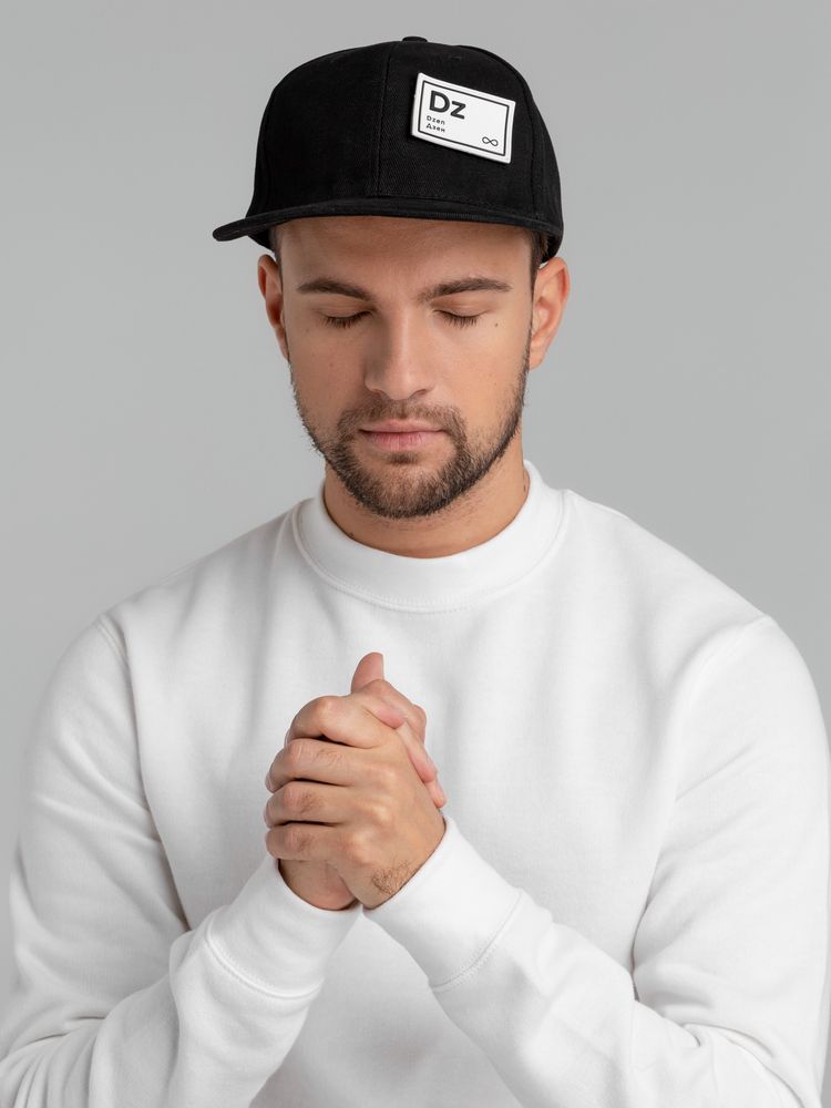 Бейсболка с патчами «Химия состояний», черная / Миниатюра WWW (1000)