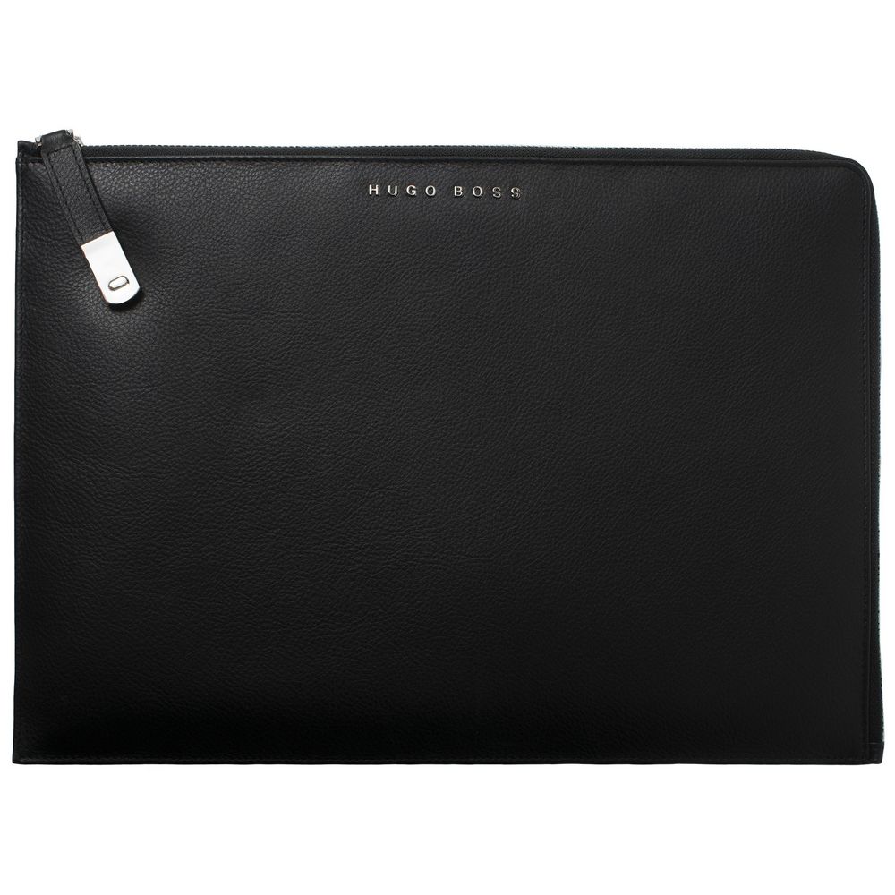 Набор Hugo Boss: конференц-папка с блокнотом А4 и ручка, черный / Миниатюра WWW (1000)